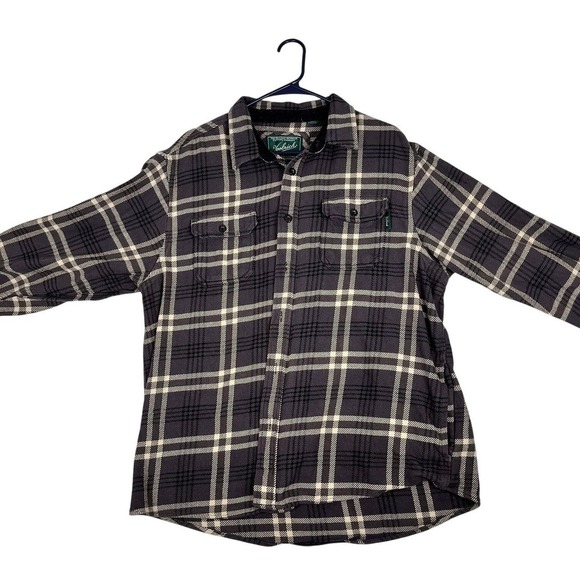 Woolrich Other - Woolrich Flannel Shirt Mens XL Gray Excellent Plaid Long Sleeve Shacket